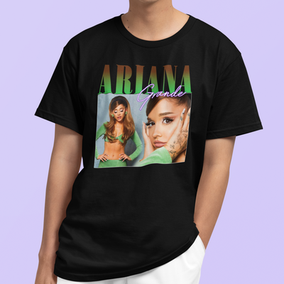 Camiseta Básica Ariana Grande Cute