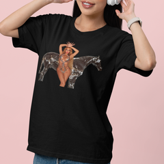 Camiseta Básica Beyonce Renaissance Horse
