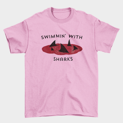 Camiseta Básica Imagine Dragond Swimmin' With Sharks