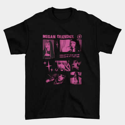 Camiseta Básica Katseye Megan Graphic