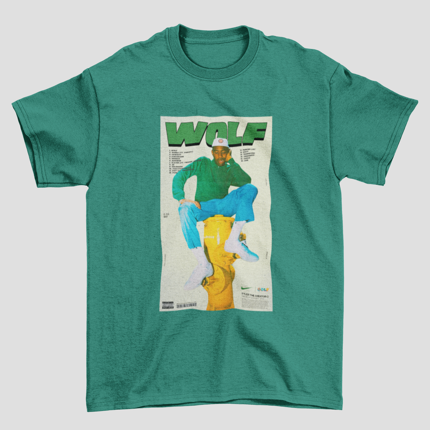 Camiseta Básica Tyler The Creator Wolf Album