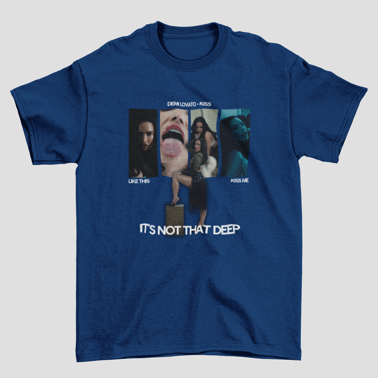 Camiseta Básica Demi Lovato Kiss INTD