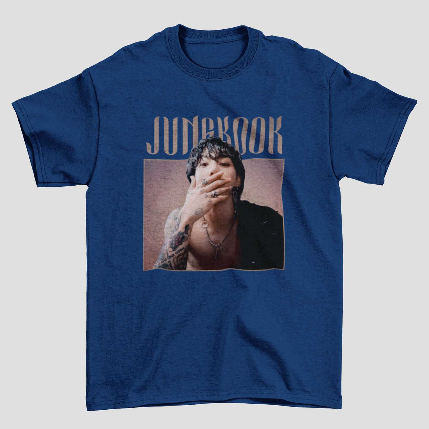 Camiseta Básica BTS Jungkook Graphic Vintage