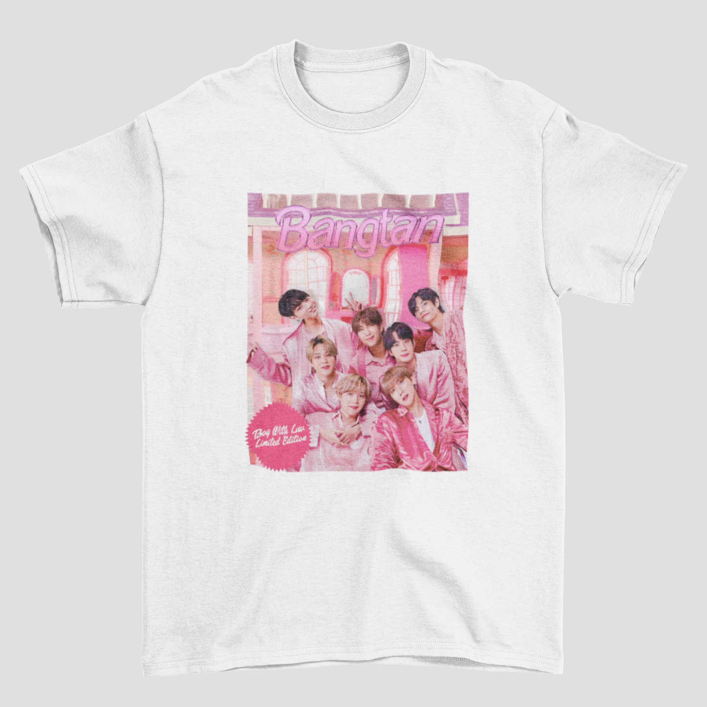 Camiseta Básica BTS Pink Boys