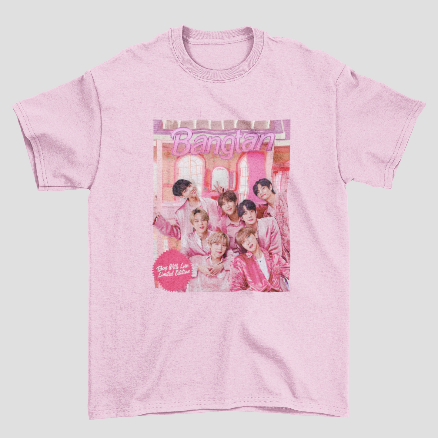 Camiseta Básica BTS Pink Boys