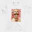 Camiseta Básica Doja Cat Rosto Psicodélico