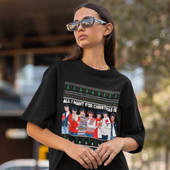 Camiseta Básica Christmas Bts Photo