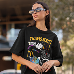 Camiseta Básica Travis Scott Albuns Collab