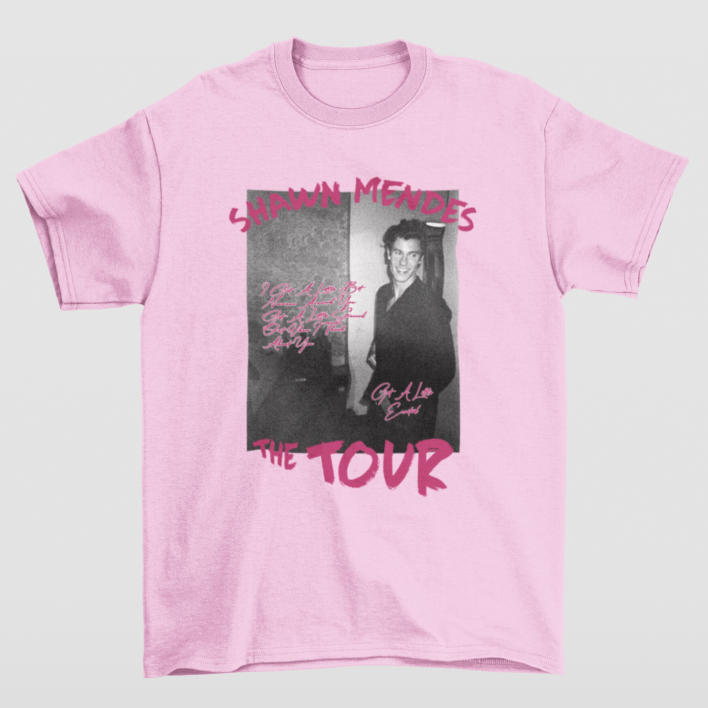 Camiseta Básica Shawn Mendes Nervous