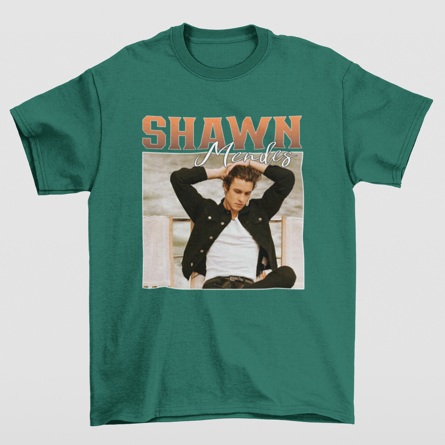 Camiseta Básica Shawn Mendes Graphic
