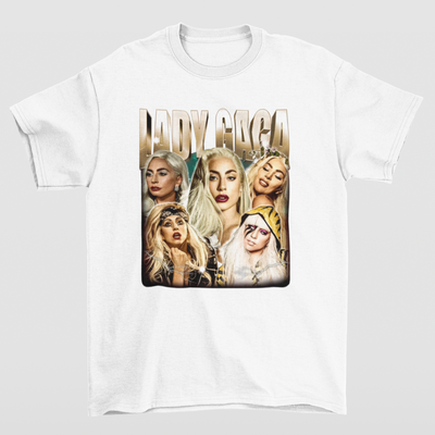 Camiseta Básica Lady Gaga Graphic