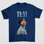 Camiseta Básica Chris Brown 11:11- AZUL-MARINHO