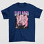 Camiseta Básica Lady Gaga Cantora