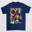 Camiseta Básica Chris Brown Graphic- AZUL-MARINHO