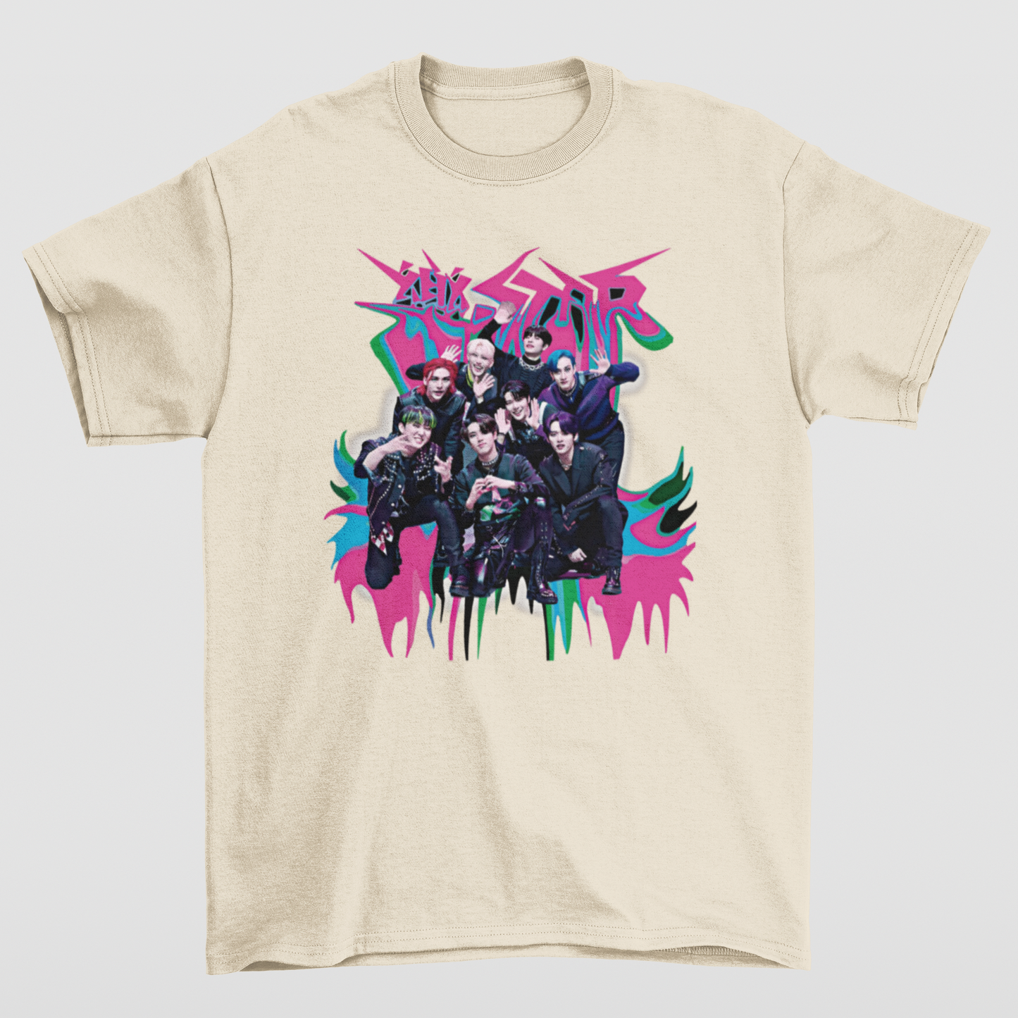 Camiseta Básica Stray Kids Rockstar Album