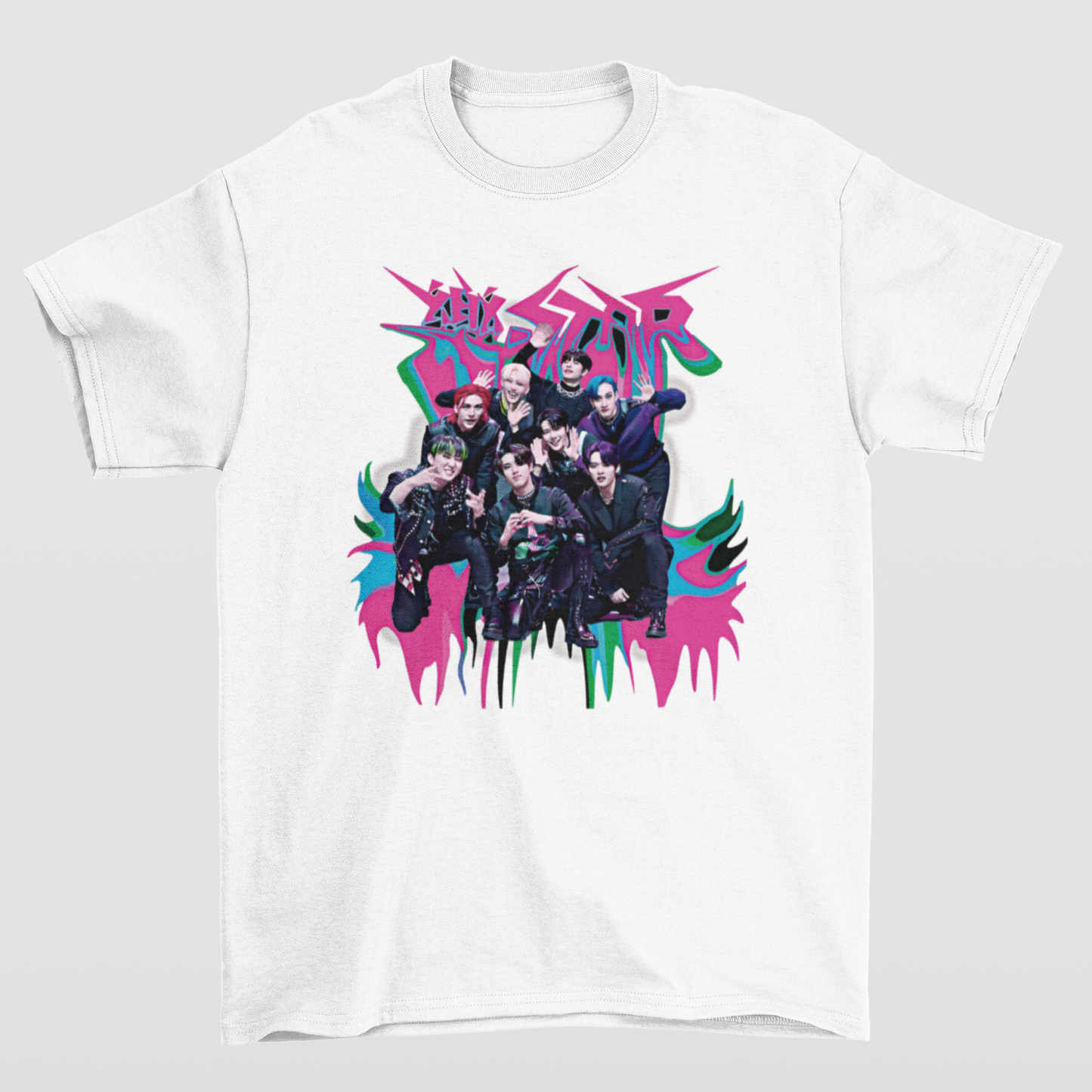 Camiseta Básica Stray Kids Rockstar Album