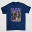 Camiseta Básica Olivia Rodrigo Sour Good 4U- azul-marinho