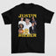 Camiseta Básica Justin Bieber Inspired Retro