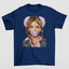 Camiseta Básica Britney Spears Bubble- azul-marinho