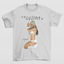 Camiseta Básica Christina Aguilera Stripped- cinza