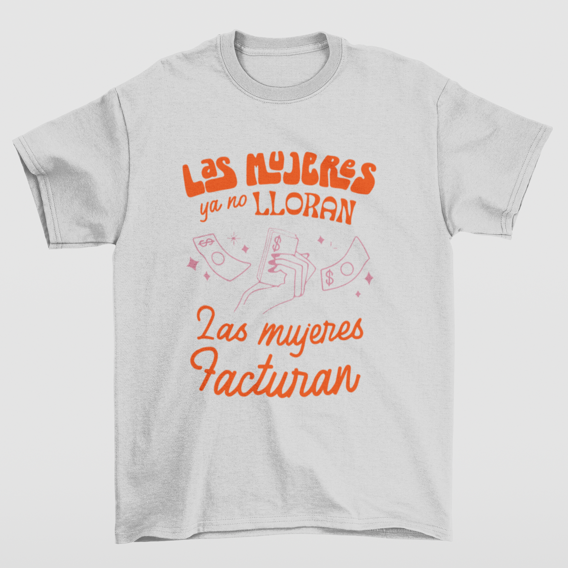Camiseta Básica Shakira Las Mujeres Facturan- cinza