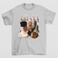 Camiseta Básica Ariana Grande Graphic 2024- cinza
