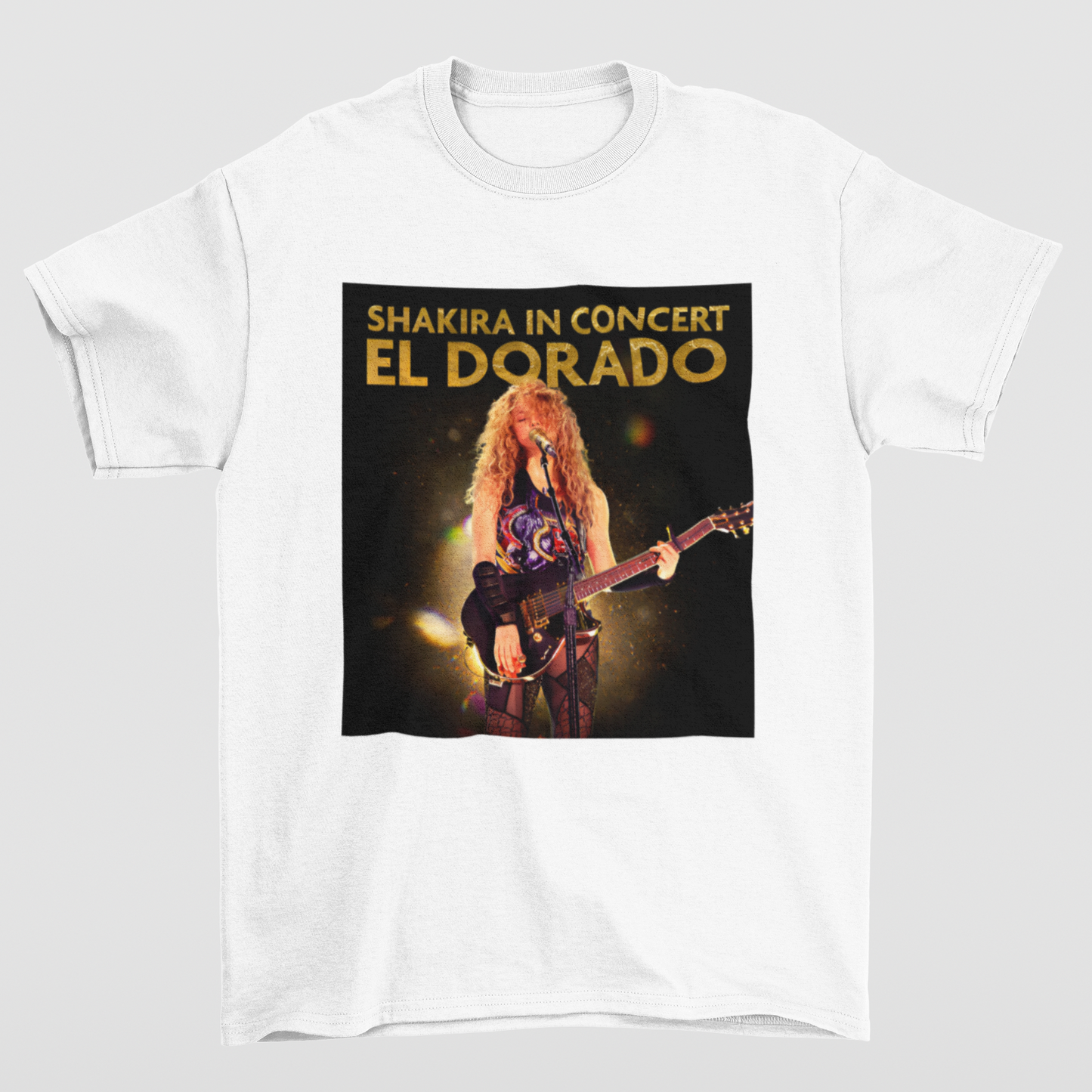 Camiseta Básica Shakira In Concert- branco