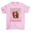 Camiseta Básica Christmas All I Want For Christmas Mariah Carey- rosa bebe