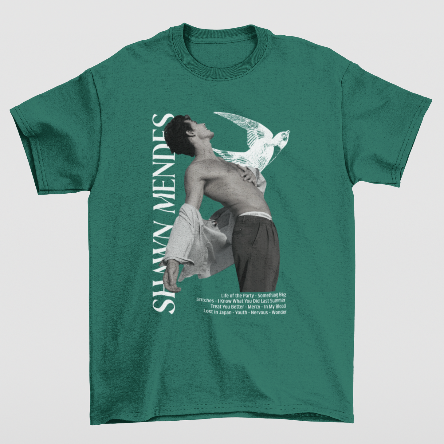 Camiseta Básica Shawn Mendes Singles