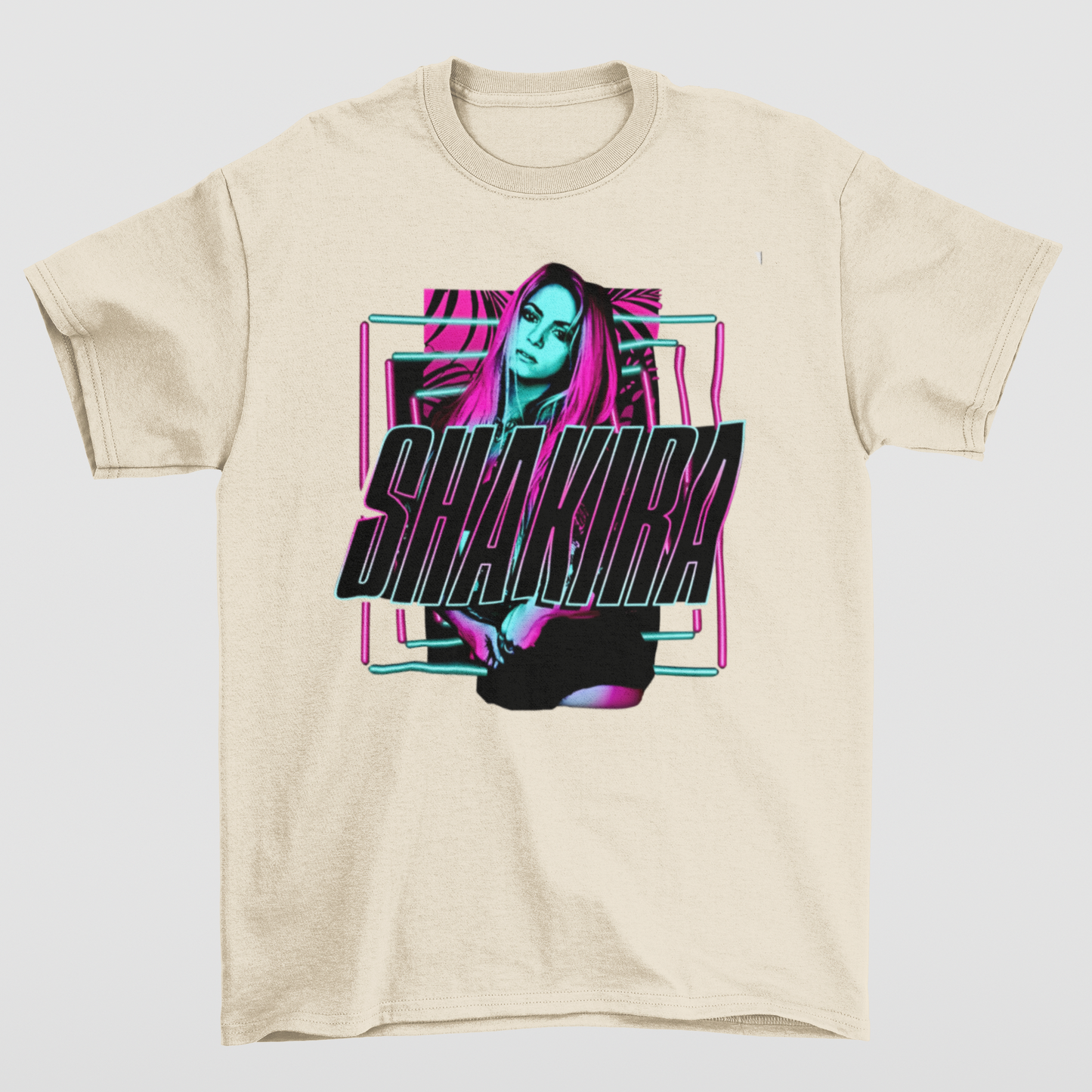 Camiseta Básica Shakira- pérola