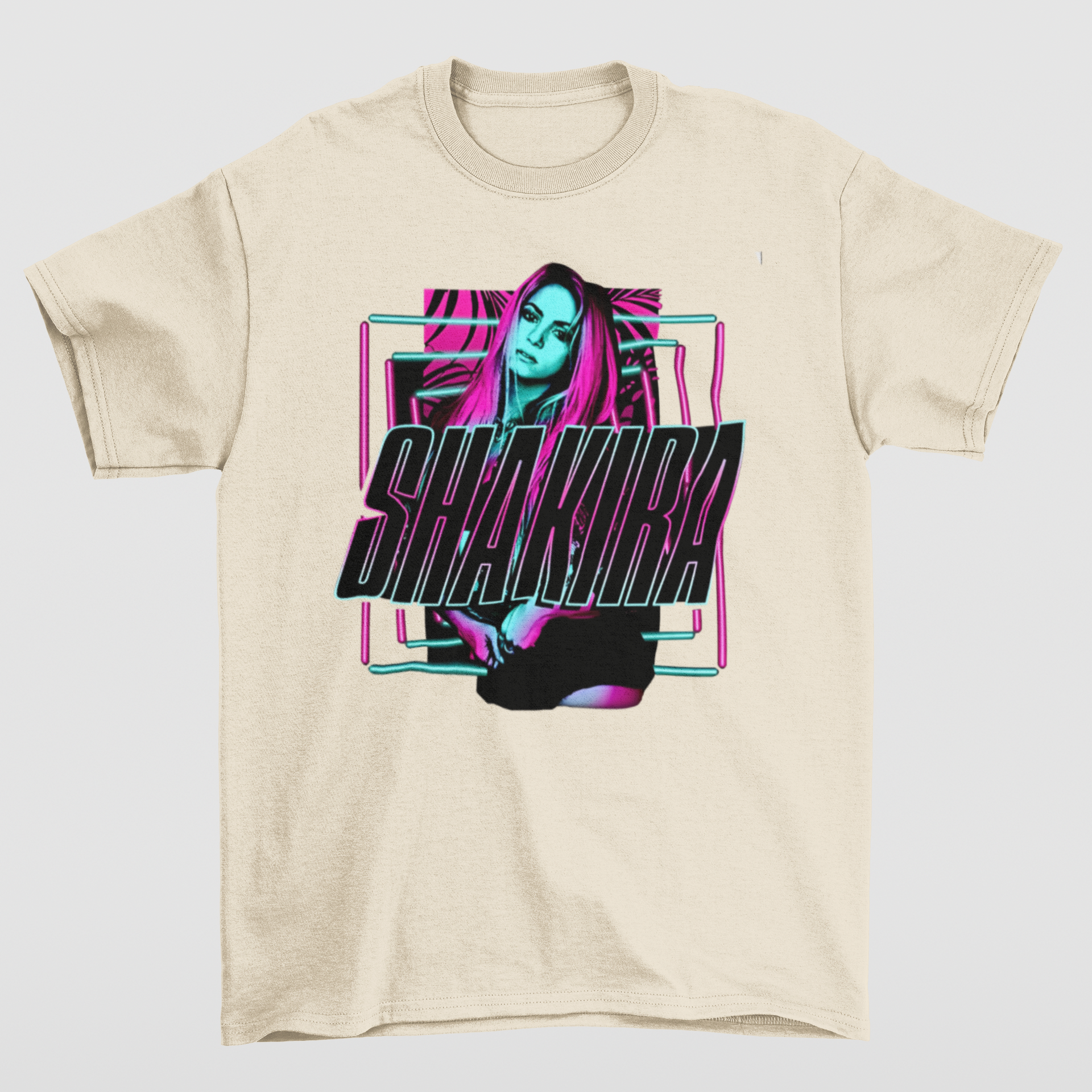 Camiseta Básica Shakira- pérola