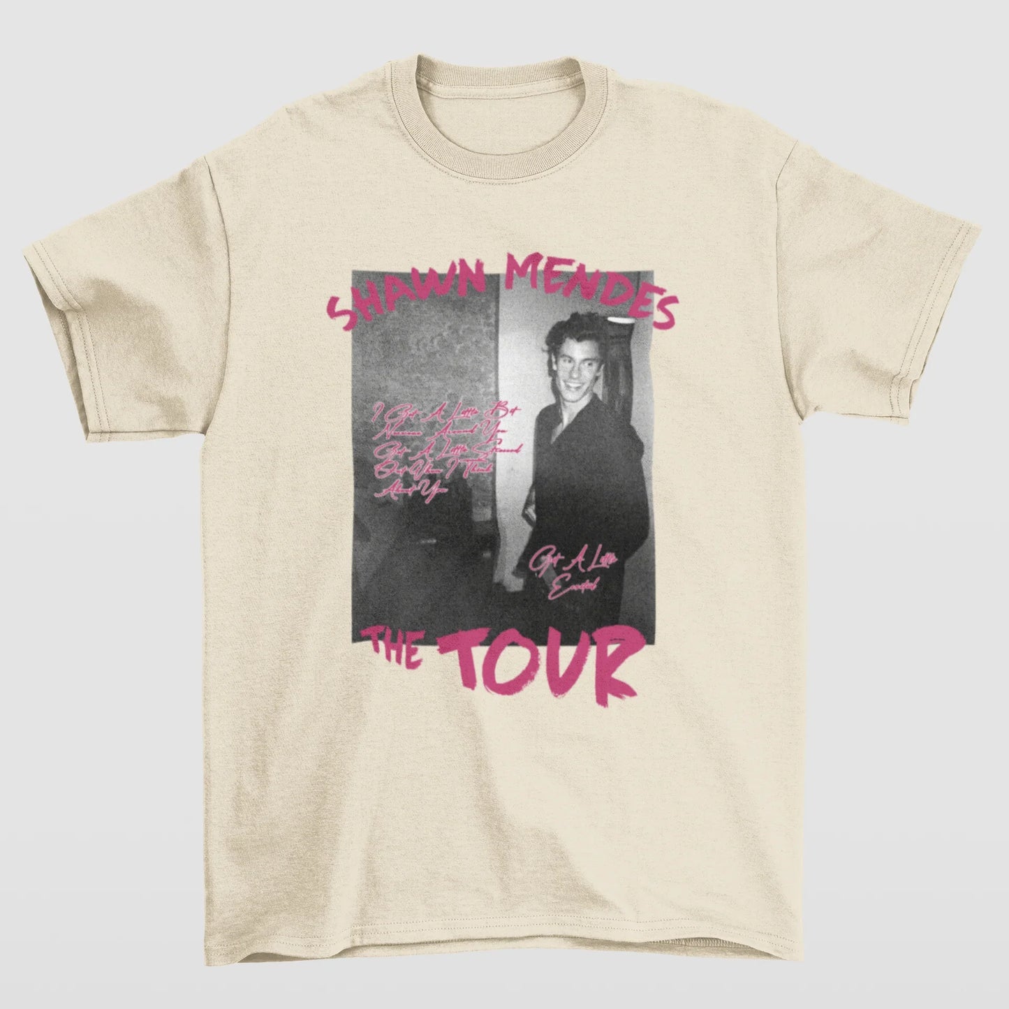 Camiseta Básica Shawn Mendes Nervous