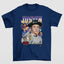 Camiseta Básica Justin Bieber Lonely- AZUL-MARINHO