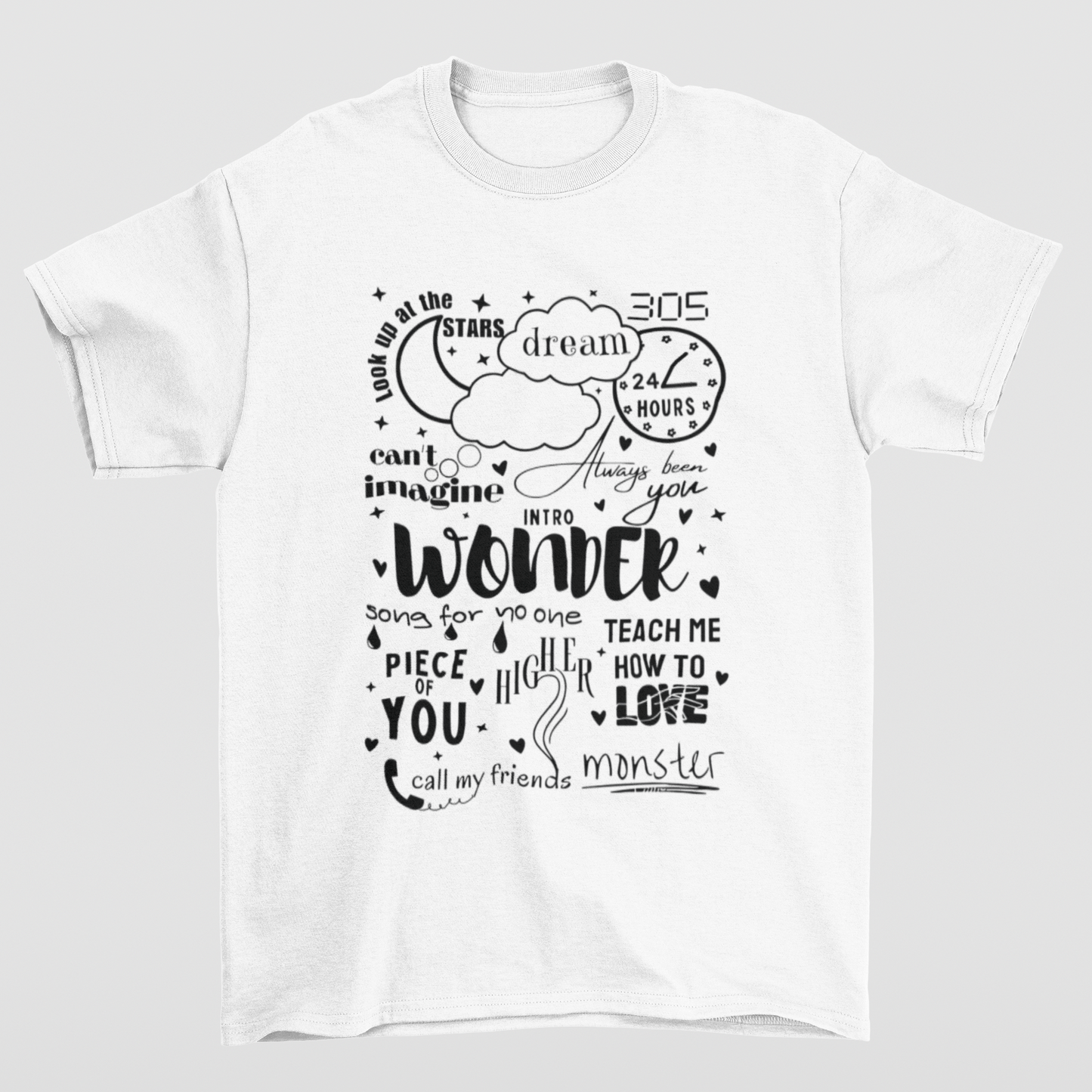 Camiseta Básica Shawn Mendes Wonder