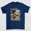 Camiseta Básica Chris Brown Aesthetic Graphic- azul-marinho