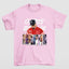 Camiseta Básica Chris Brown Collab Photos- rosa bebe