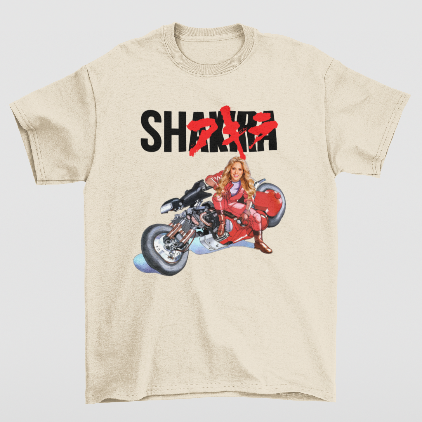 Camiseta Básica Shakira Anime Style- PÉROLA