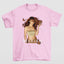 Camiseta Básica Mariah Carey Butterfly- ROSA BEBE