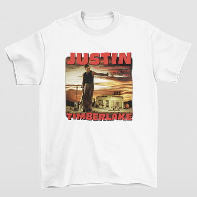 Camiseta Básica Justin Timberlake The Forget Tomorrow