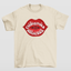 Camiseta Básica Christina Aguilera Kiss- pérola