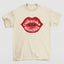 Camiseta Básica Christina Aguilera Kiss- pérola