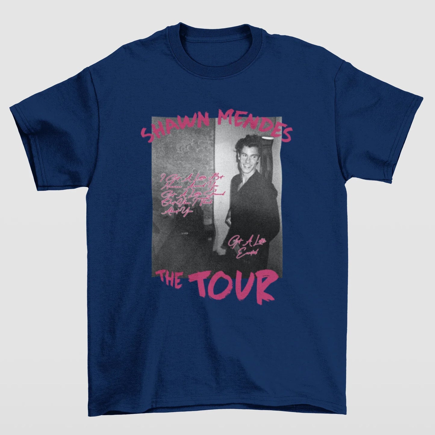 Camiseta Básica Shawn Mendes Nervous