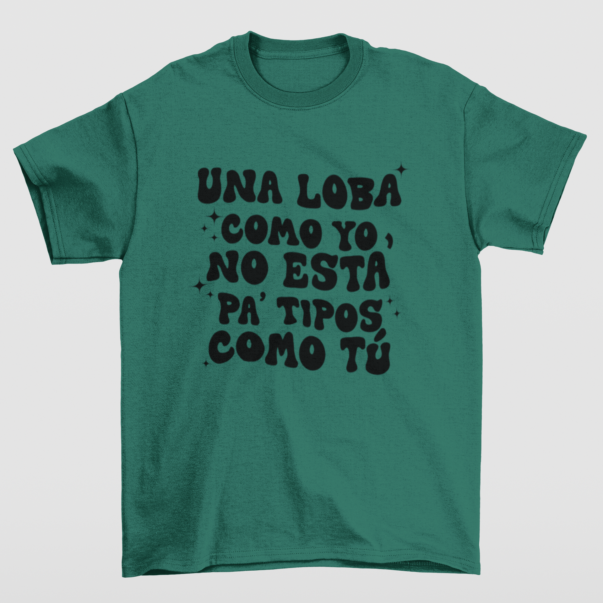 Camiseta Básica Shakira Loba- verde