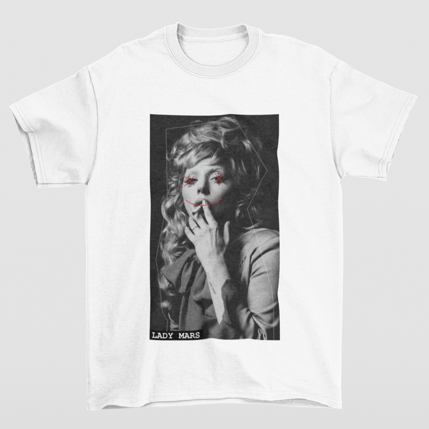 Camiseta Básica Lady Gaga Lady Mars Die With A Smile PB
