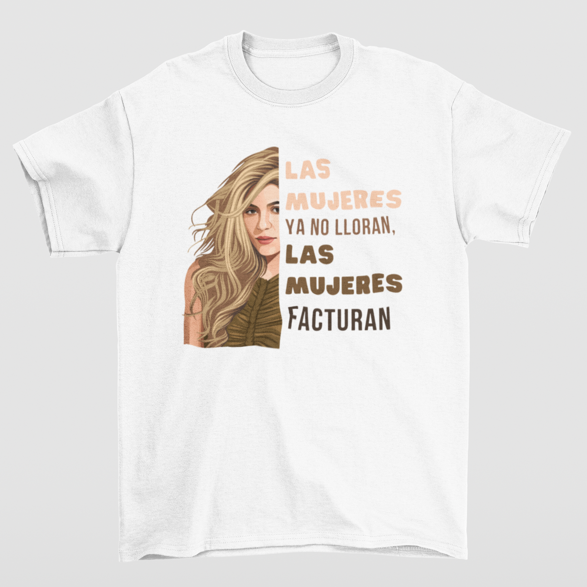 Camiseta Básica Shakira Las Mujeres-BRANCO