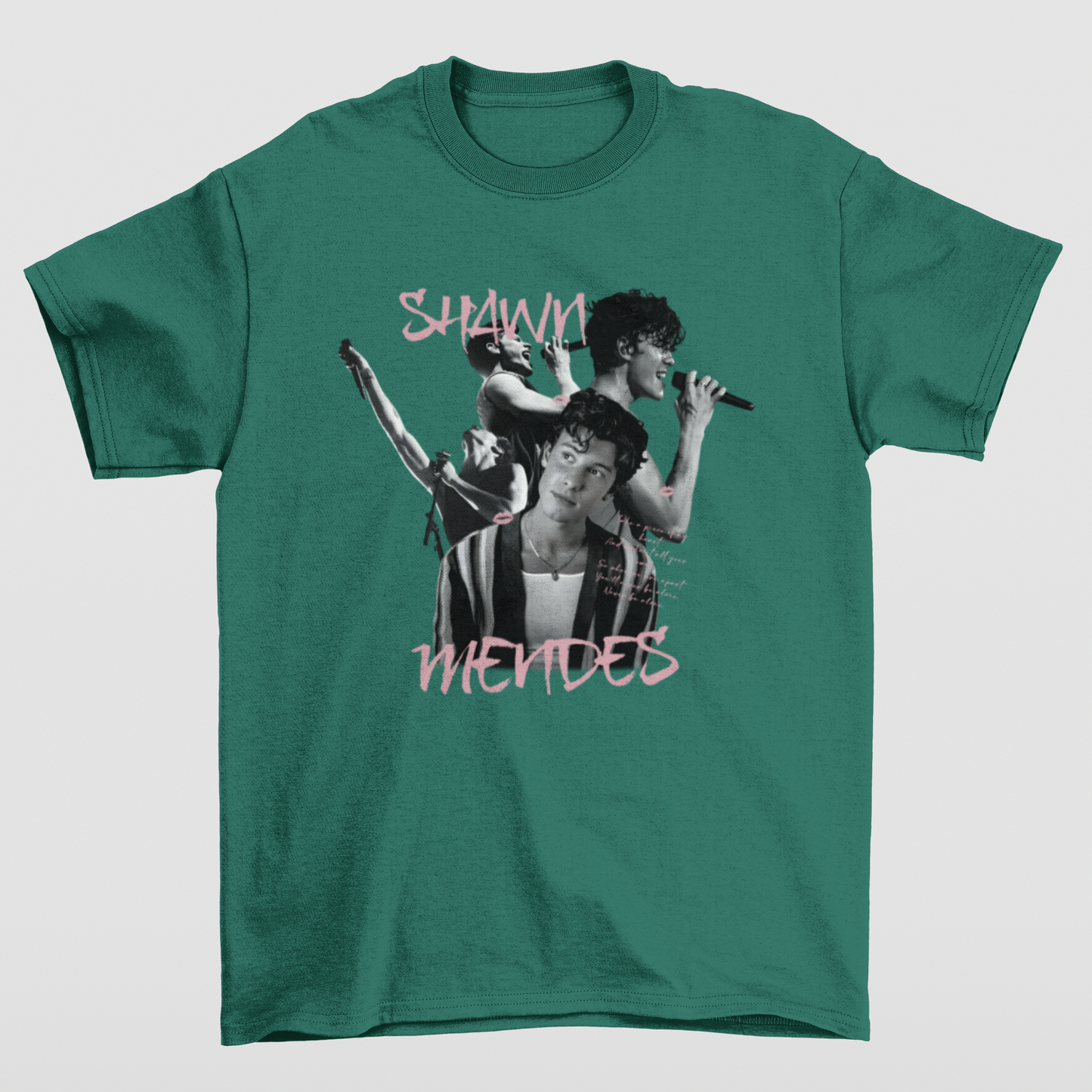 Camiseta Básica Shawn Mendes P&B