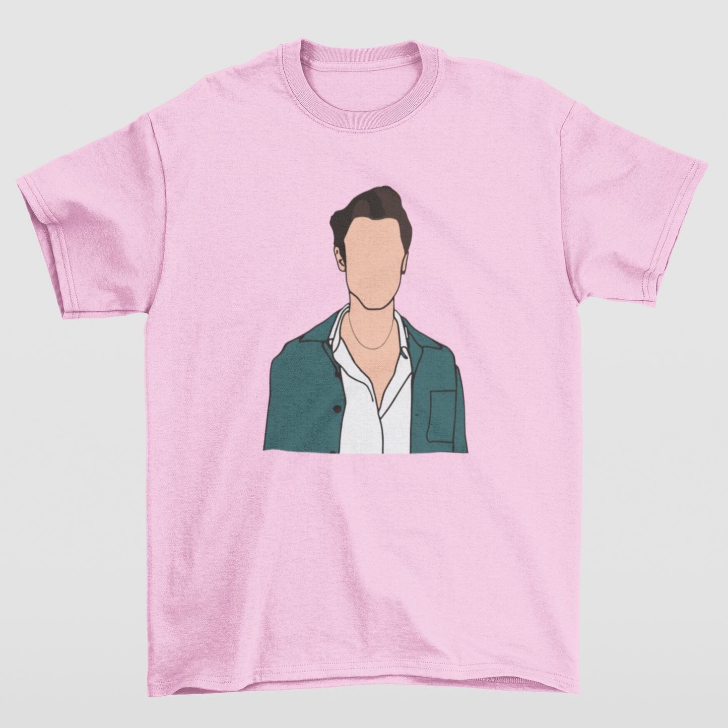 Camiseta Básica Shawn Mendes Illustration