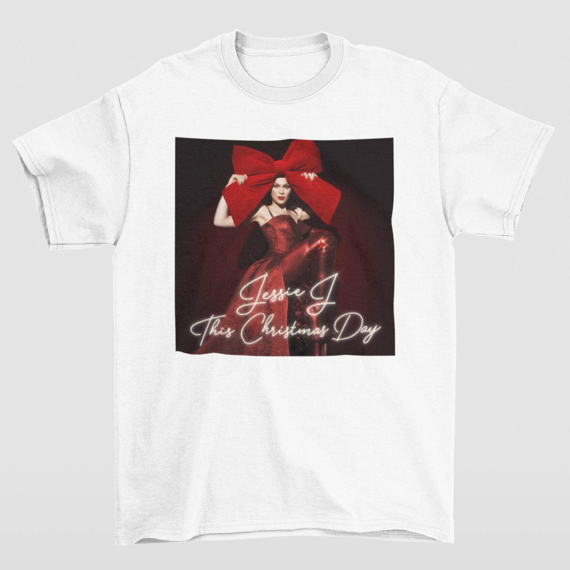 Camiseta Básica Jessie J. This Christmas Day- branco
