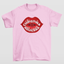 Camiseta Básica Christina Aguilera Kiss- rosa bebe