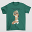 Camiseta Básica Christina Aguilera Stripped- verde